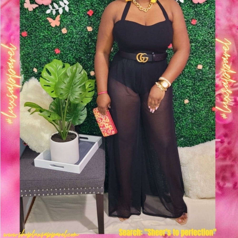 "Sheer's to perfection" jumpsuit